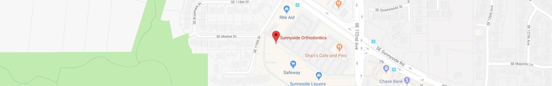 Footer Map Sunnyside Orthodontics Clackamas OR