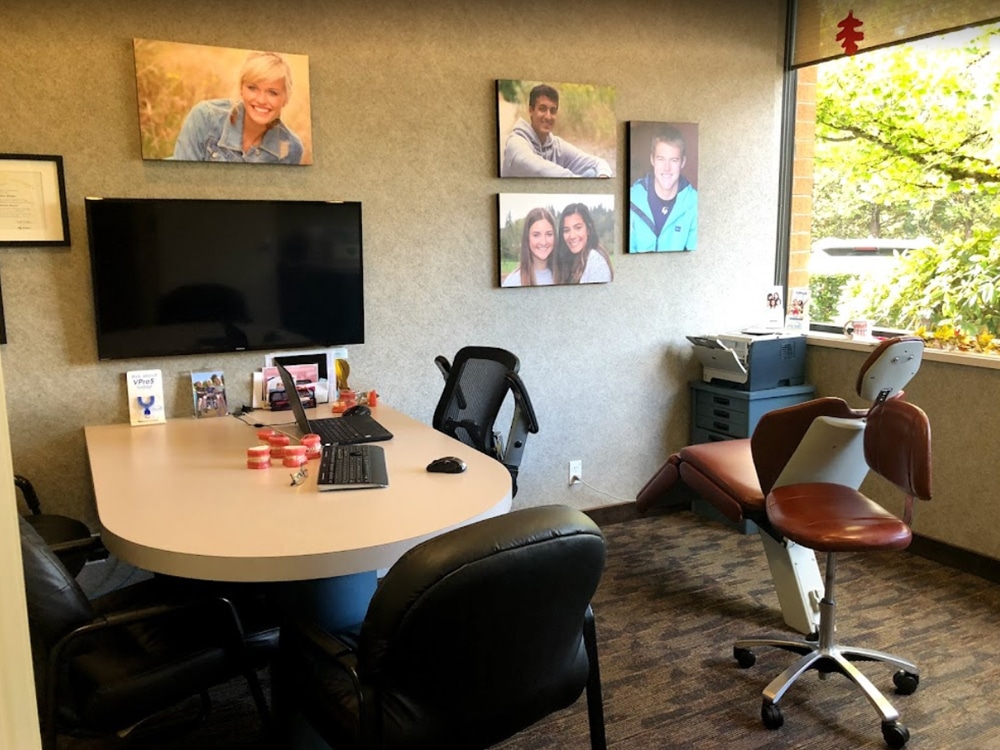 Consultation room Sunnyside Orthodontics in Clackamas, OR